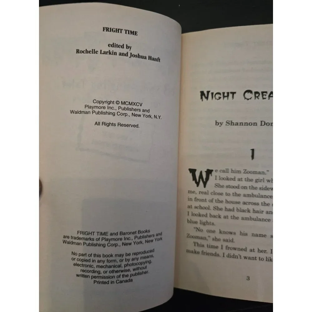 Fright Time 3 Spine Tingling Tales Night Creatures Who Am I